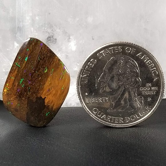 Stellar Australian Koroit Opal * 25.41 x 19.06 x 4.61mm * flashy boulder opal - Picture 4 of 17